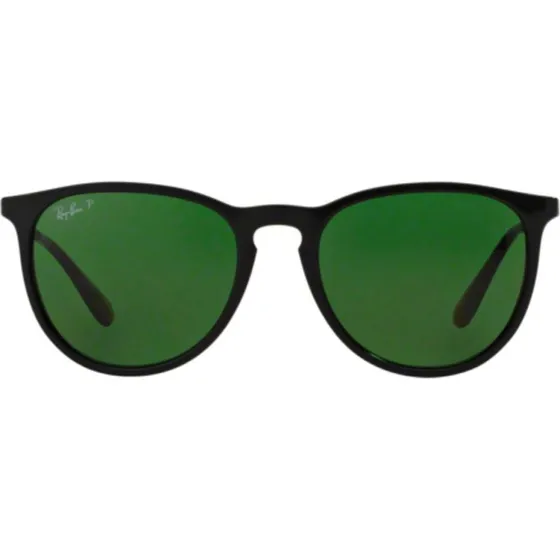 Ray-Ban Erika RB4171 Sonnenbrille Schwarz/Grün Polarisiert 54mm