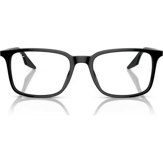 Ray-Ban RX5421 2000 Brille - Rechteckige Acetat-Fassung, Schwarz