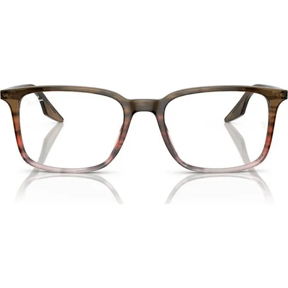 Ray-Ban RX5421 Brille - Acetat Gestell, Braun, Quadratisch