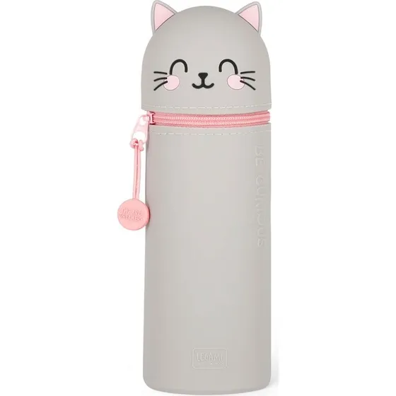 Legami Etui Kitty – 2-in-1 Silikon Federmäppchen & Stifthalter