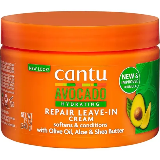 Cantu Avocado Hydrating Repair Leave-In Conditioning Cream, 340 g