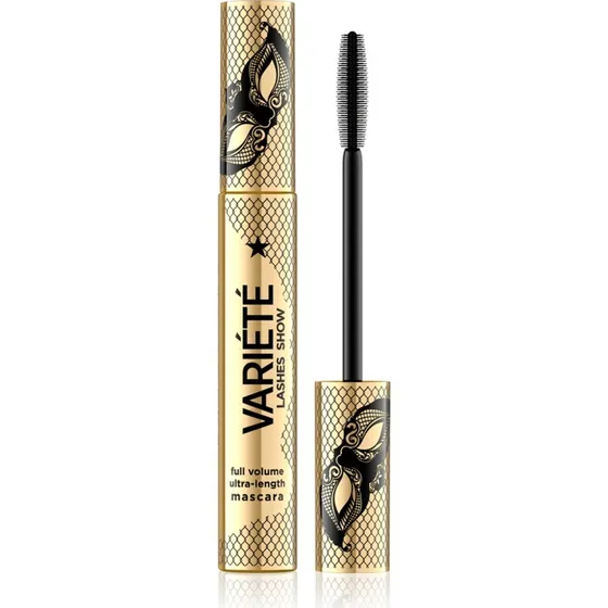 Eveline Variété Mascara – Verdichtend & Verlängernd, Schwarz, 10 ml