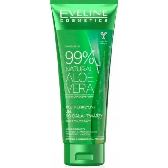 Multifunktionales Aloe Vera Gel 99% für Gesicht und Körper