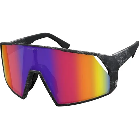 Scott Pro Shield Fahrradbrille schwarz/swish purple