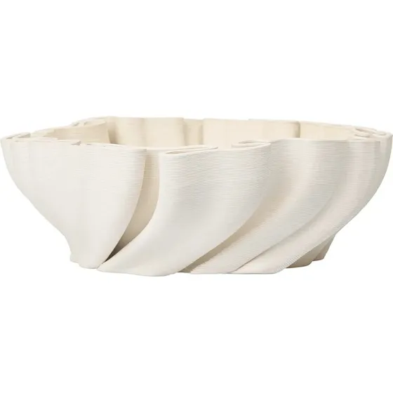 Ferm Living Dedali Dekorschale, 34,5 cm, Off-White