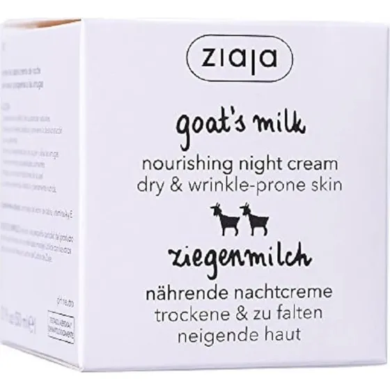 Ziaja Nachtcreme mit Ziegenmilchprotein, 50 ml