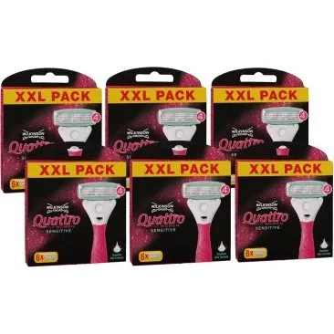 Wilkinson Sword Quattro For Women Sensitive 6er Pack