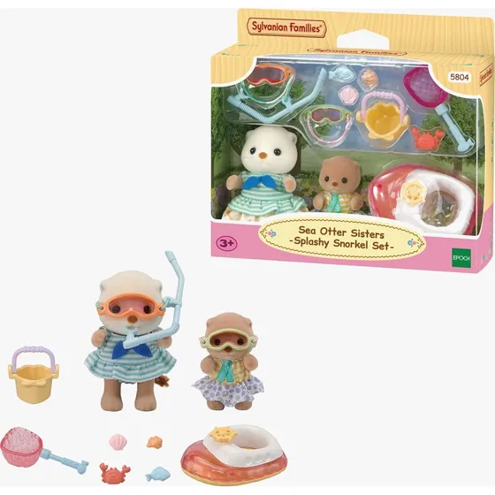 Sylvanian Families Seeotter mit Schnorchelset (Marina & Manon)