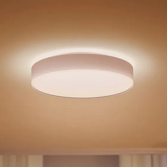 Philips Hue Enrave LED-Deckenleuchte 42,5cm Weiß inkl. Dimmschalter