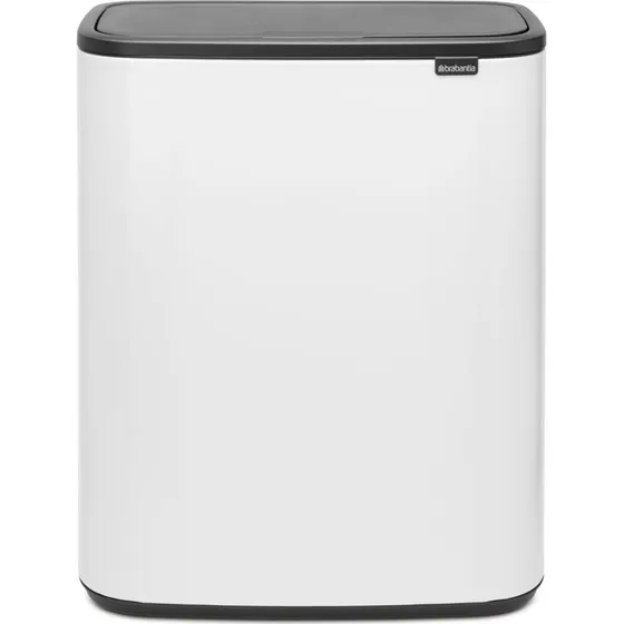 Brabantia Bo Touch Bin Mülleimer 60L - Weiß