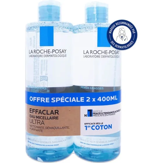 La Roche-Posay Effaclar Mizellenwasser Ultra fettige Haut 400 ml