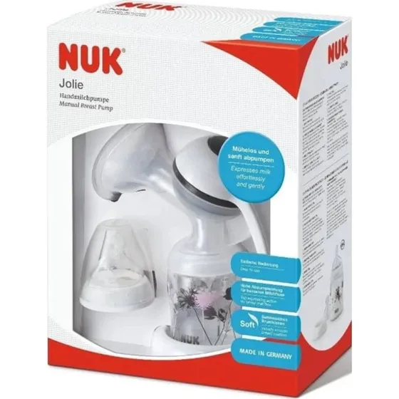 NUK Jolie Handmilchpumpe mit weichem Silikonkissen