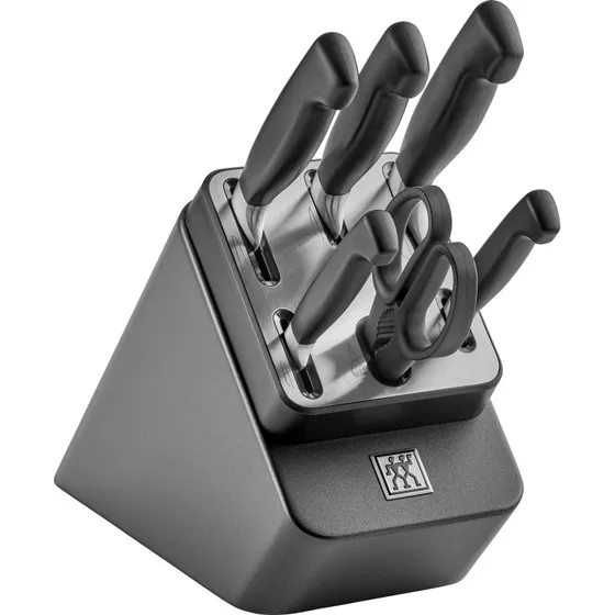 Zwilling ****VIER STERNE Selbstschärfender Messerblock 7-tlg. Anthrazit