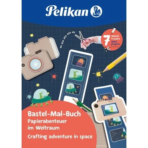 Pelikan Bastel- und Ausmalbuch Weltraum, DIN A4