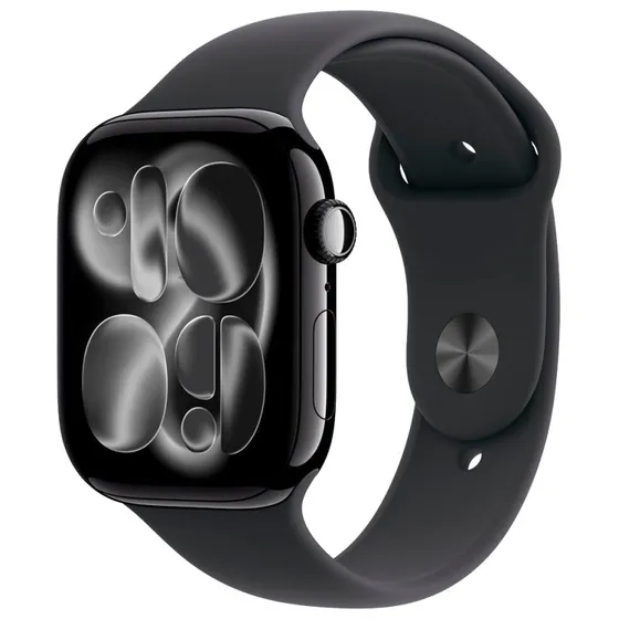 Apple Watch Series 11 5G 46mm Jet Black Aluminium Sport Band