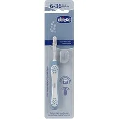 Chicco Escova Primeiros Dentes Azul 6-36 Monate