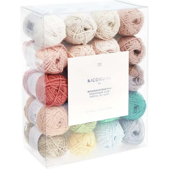Rico Design Ricorumi Garnset "Weihnachtskrippe" (20er Set)