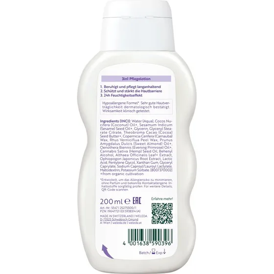 Weleda Med 3in1 Pflegelotion Weisse Malve 200 ml