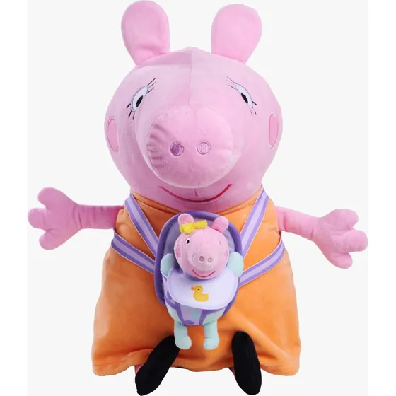 Simba Peppa Wutz Mama Wutz mit Baby Evie (33 cm)