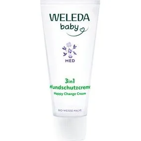 Weleda Baby Derma 3in1 Windelcreme Weißes Malve