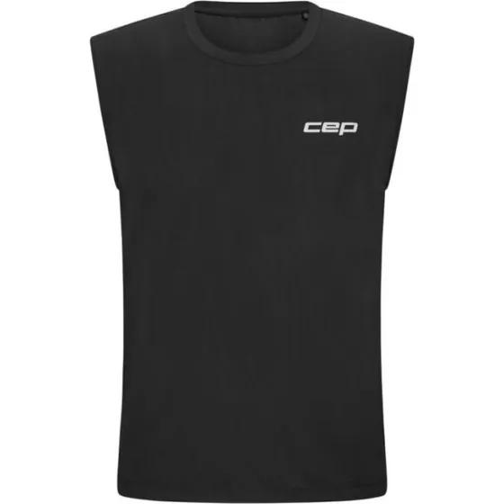 CEP Core Run Tank L - Herren Laufshirt Schwarz, Gr. L