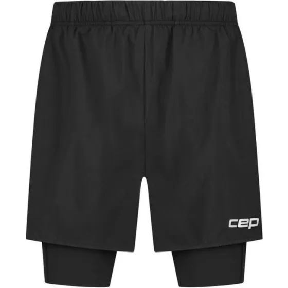 CEP Core Run 2in1 Shorts für Männer - Schwarz
