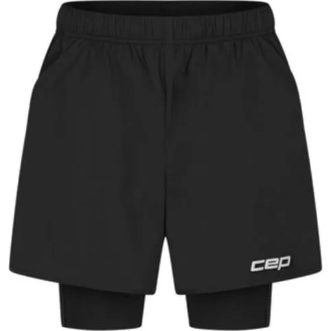 CEP Core Run 2in1 Shorts Damen - Schwarz, Größe M