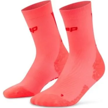 CEP Core Run Ultralight Socks Mid-Cut 4.0 - Rot