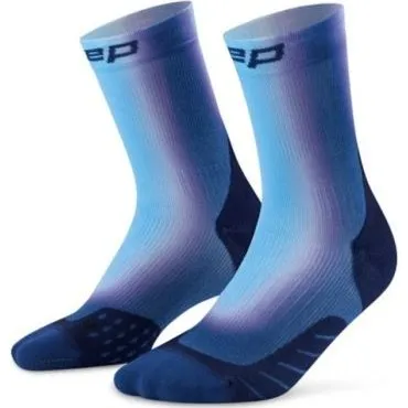 CEP Core Run Edition Gradient Socks Mid-Cut 5.0 Blau Damen