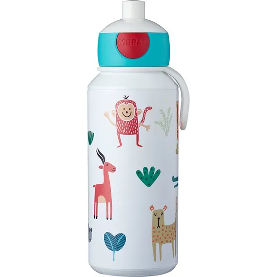 Mepal Campus Pop-Up Trinkflasche 400 ml Animal Friends