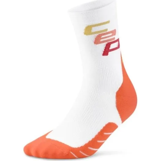 CEP Run Edition Steps Mid Cut Socks - Weiß - XL