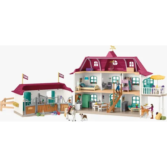 Schleich Horse Club 42706 Lakeside Wohnhaus mit Stall Spielset