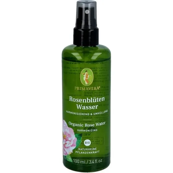 Primavera Bio Rosenblütenwasser Damaszener-Rose 100 ml