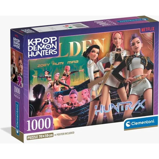 Clementoni K-Pop Demon Hunters Puzzle, 1000 Teile