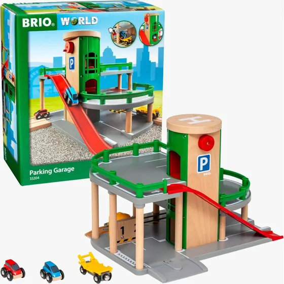 BRIO Parkhaus für Schienen und Straßen