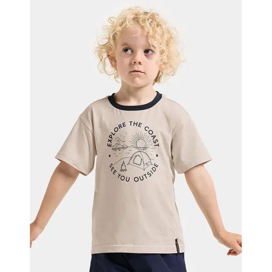 Didriksons Mynta T-Shirt, Sand Beige, 110