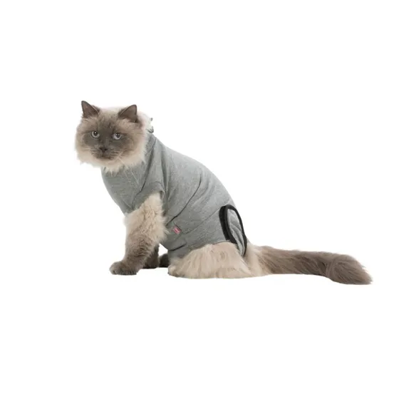 Trixie OP-Body für Katzen, S–M, grau