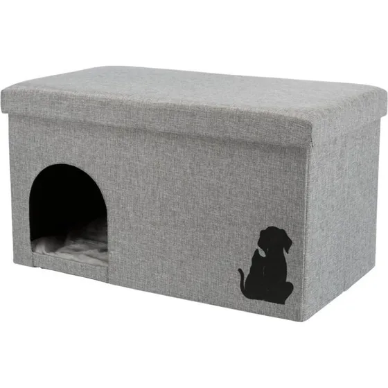 Trixie Kuschelhöhle Kimy, faltbar mit Staufach, 72x40x40 cm