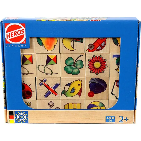 Eichhorn Bilder-Memo Spiel aus Buchenholz für Kinder ab 3 Jahren