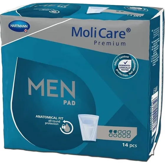 Hartmann MoliCare Premium MEN Inkontinenzeinlagen, 14 Stück