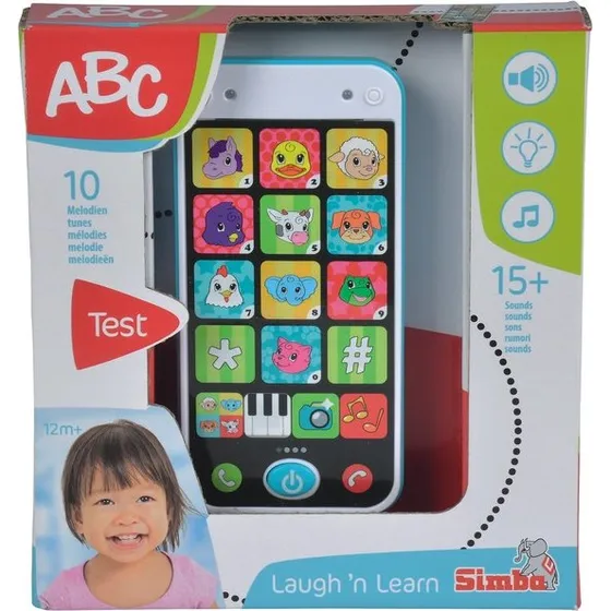Simba ABC Smart Phone - Lernspielzeug mit Licht und Sound
