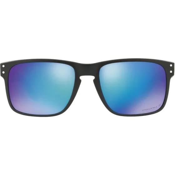Oakley Holbrook Sonnenbrille - Matte Black, Prizm Sapphire Polarized