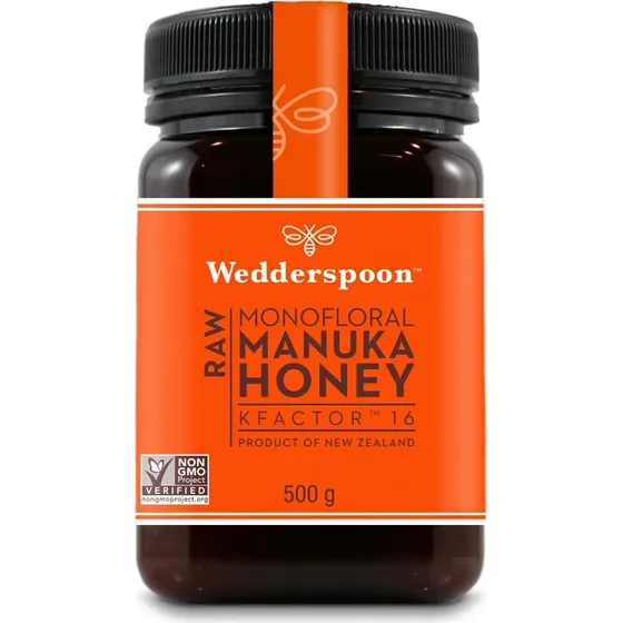 Wedderspoon KFactor 16 RAW Manuka Honig, 500g