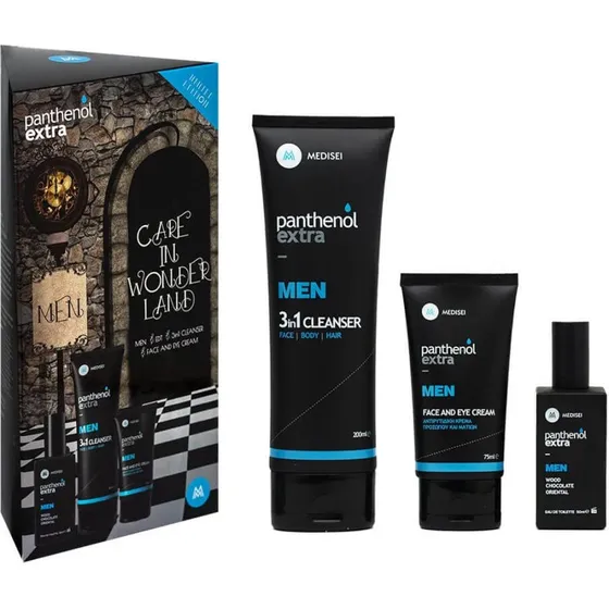 Panthenol Extra Men Promo Pack: Eau de Toilette, Cleanser & Creme