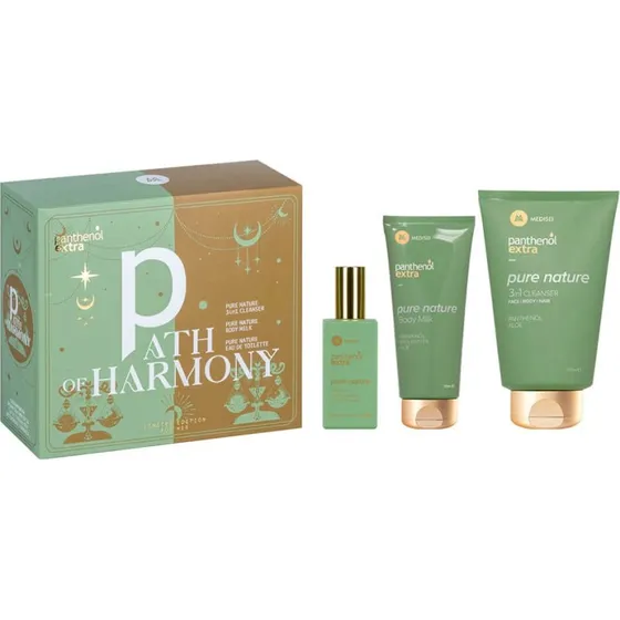 Panthenol Extra Path of Harmony Set: Eau de Toilette, Cleanser & Body Milk