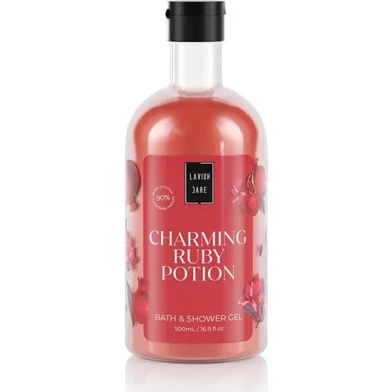 LAVISH CARE Duschgel Granatapfel, feuchtigkeitsspendend, 500ml