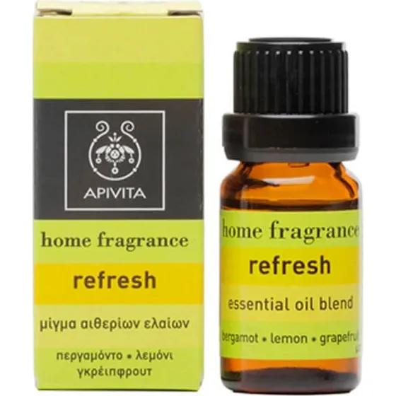 Apivita Bio Ätherisches Öl Refresh (Bergamotte, Zitrone, Grapefruit) 10ml