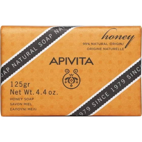 APIVITA Naturseife mit Honig & Lavendel für Gesicht & Körper, 125g