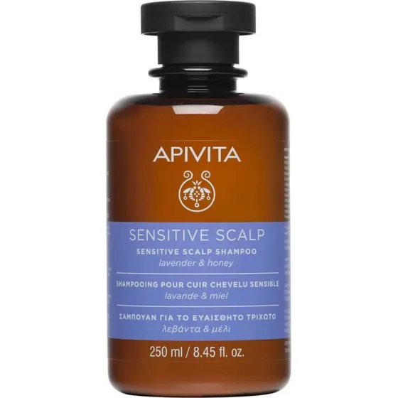 APIVITA Shampoo Lavendel & Honig für empfindliche Kopfhaut, 250ml