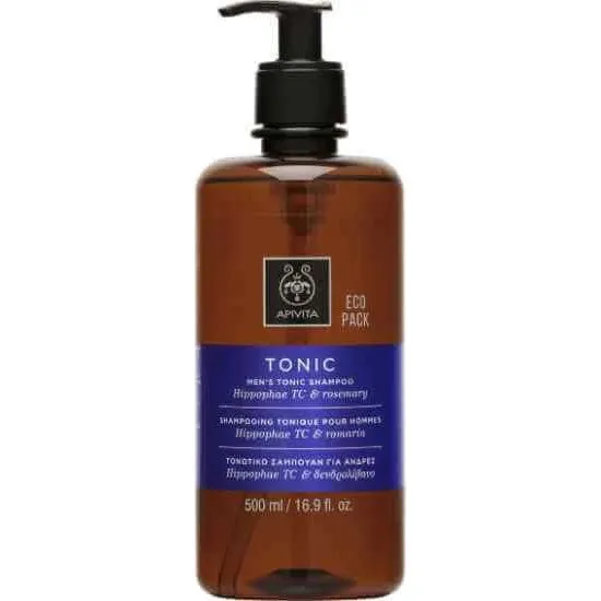 APIVITA Eco Pack Tonic Shampoo gegen Haarausfall für Männer, 500ml